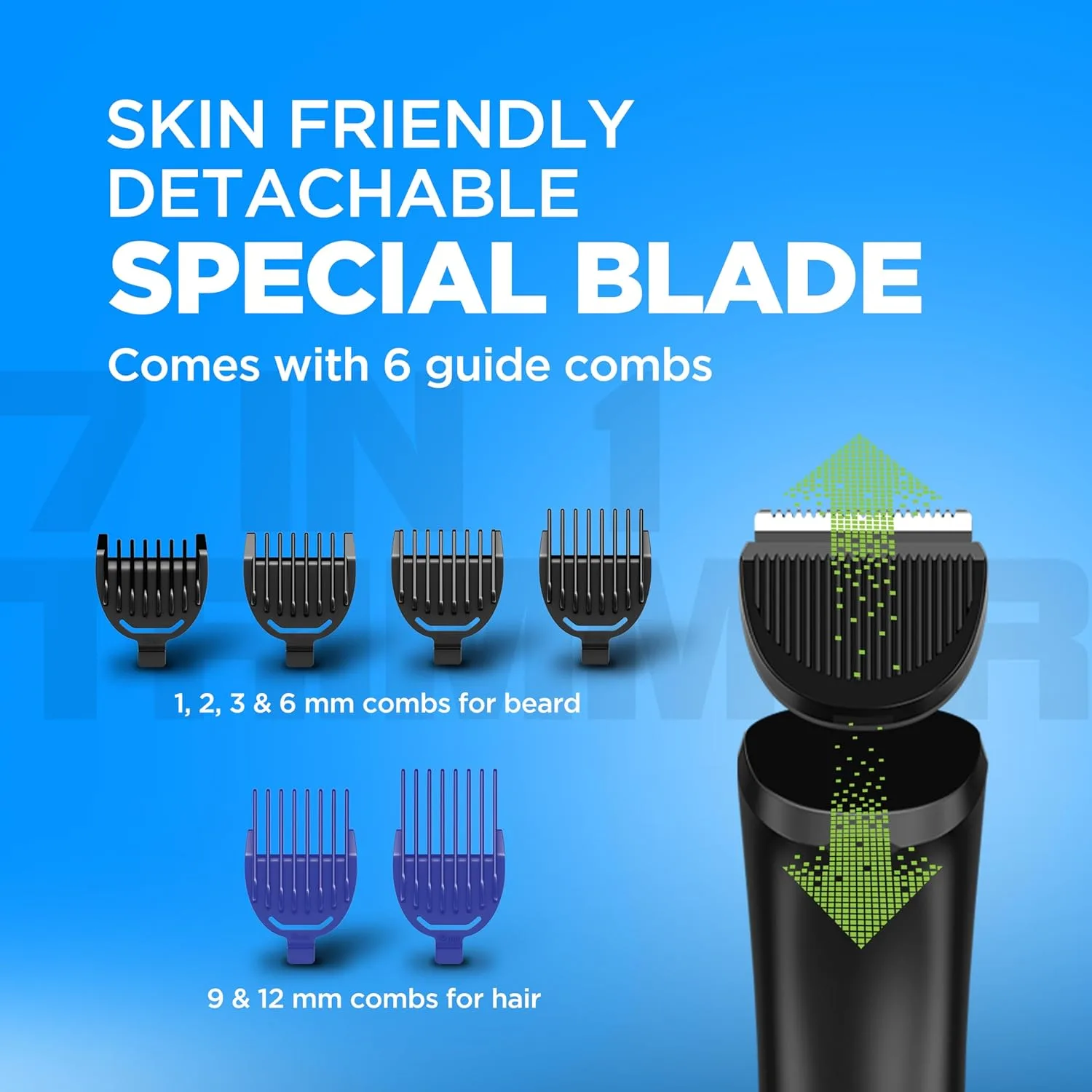 best mustache trimmer - Havells Beard & Hair 7 in 1 Tri 5 Havells Beard & Hair 7 - view 5