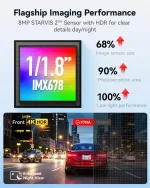 REDTIGER F7NA 4K Dual Dash C - view 3