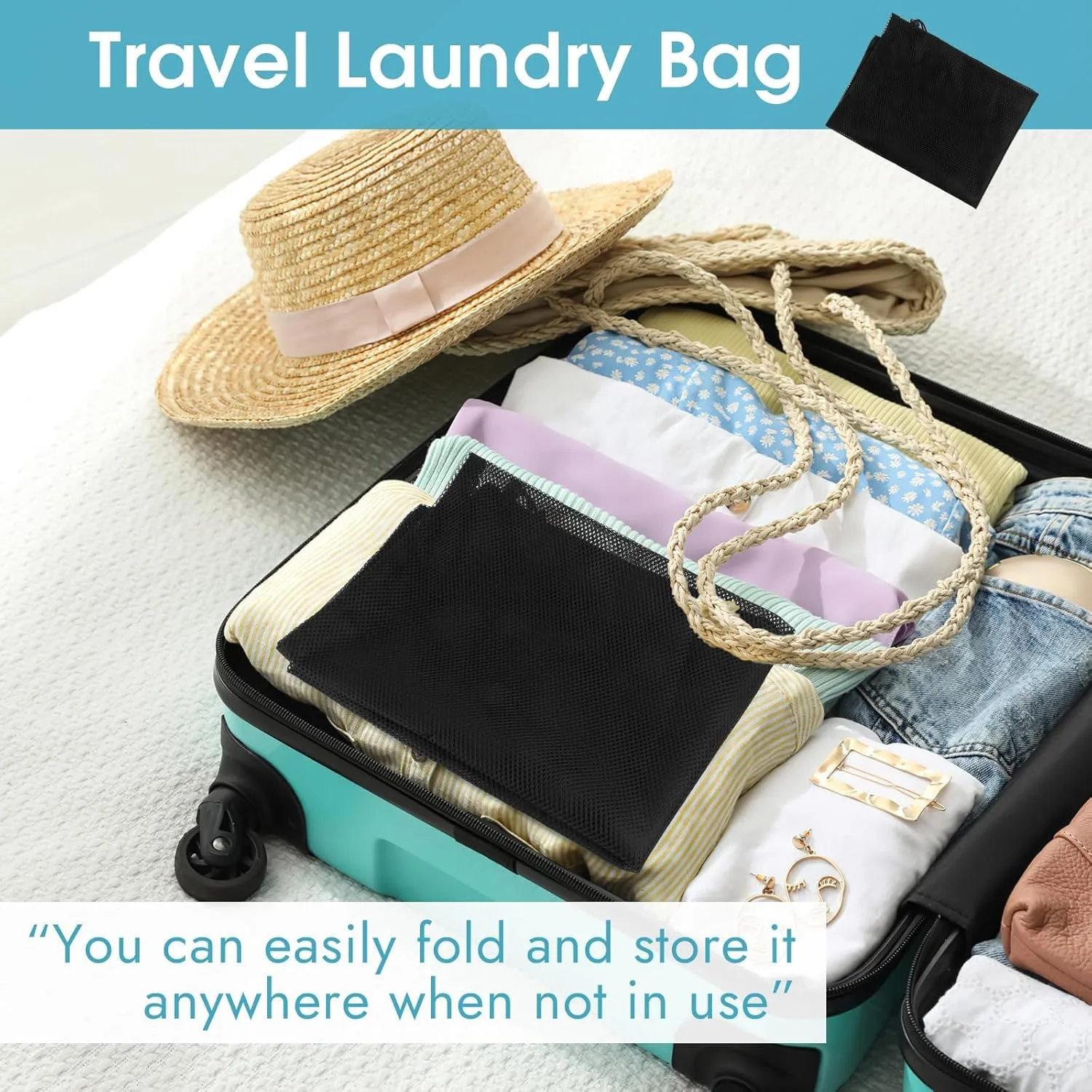 In-Depth Review: best travel laundry bag - MUTMAIN Mesh laundry Bag for washing machine Large, Clothes Organizer Pack of 2, Foldable Mesh Laundry Bag 5 MUTMAIN Mesh laundry Bag fo - view 4