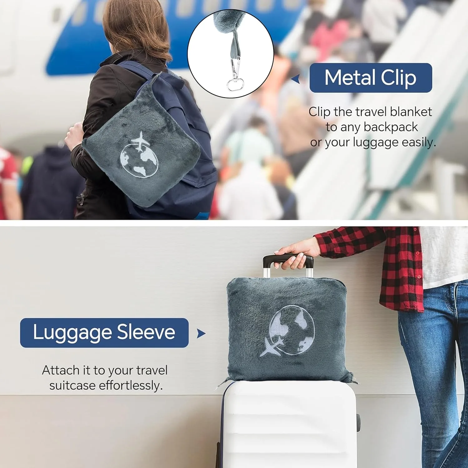 AAZEEM Travel Blanket and - view 7