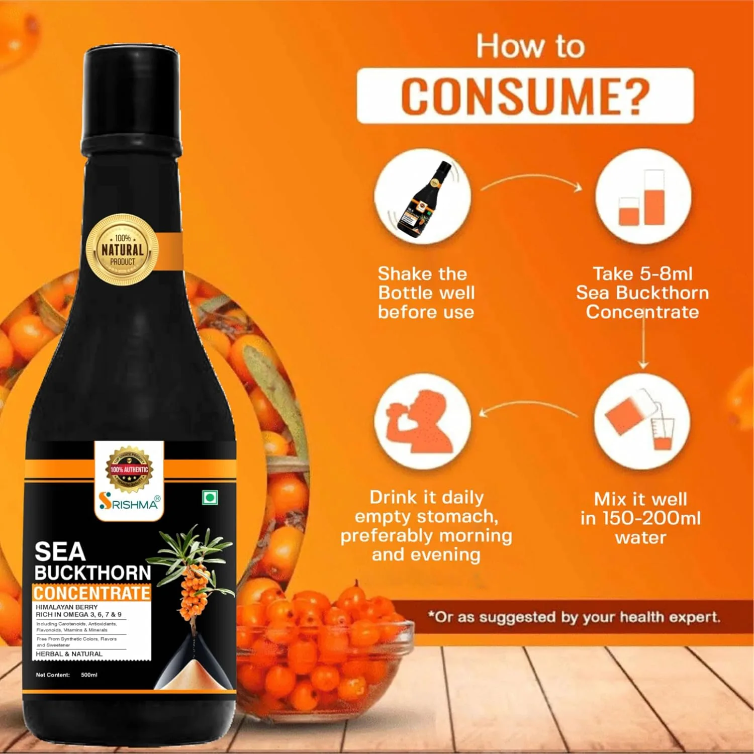 Himalayan Sea Buckthorn 500ml - view 6
