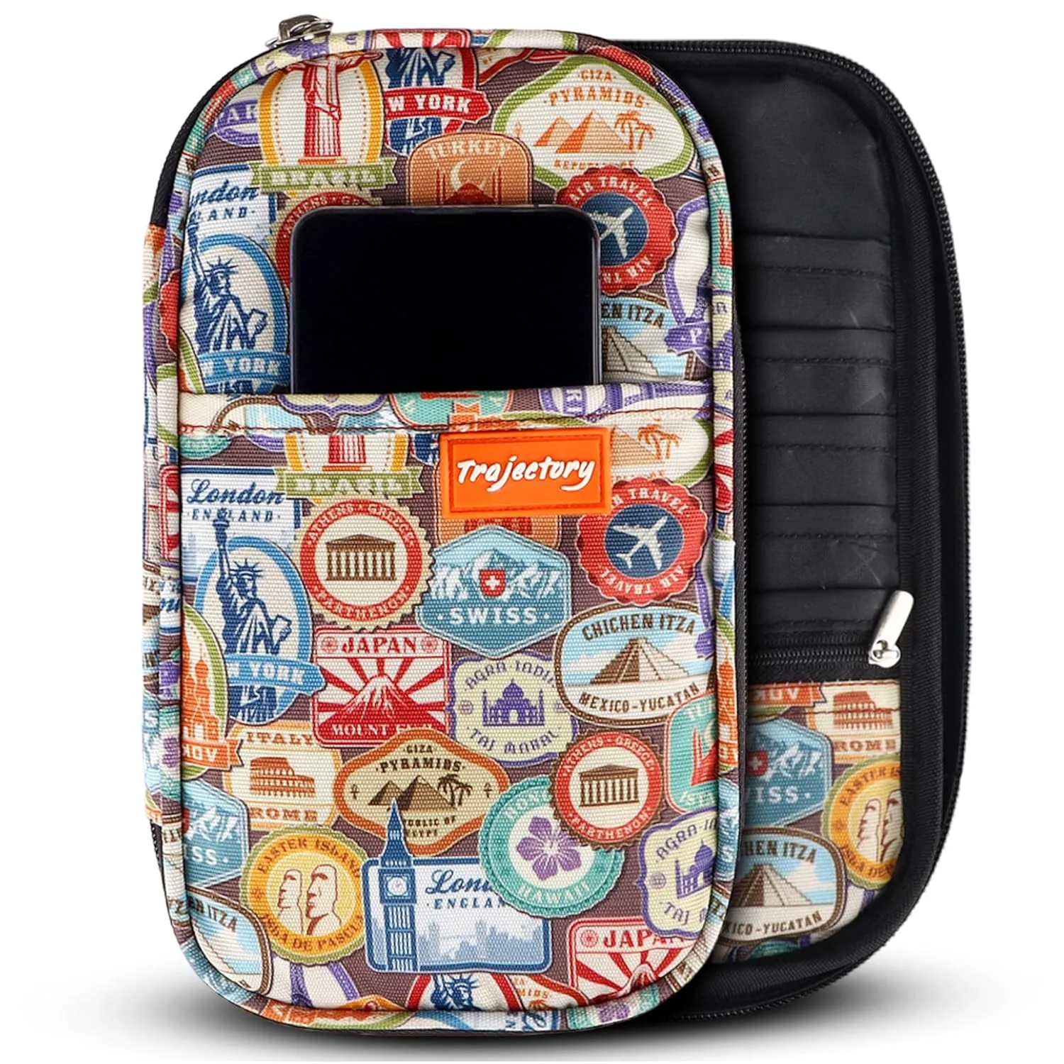 In-Depth Review: best travel wallet passport - Trajectory Travel Polyester Passport and Card Holder and Wallet Organiser Case for Daily Use and Intern 1 best travel wallet passport
