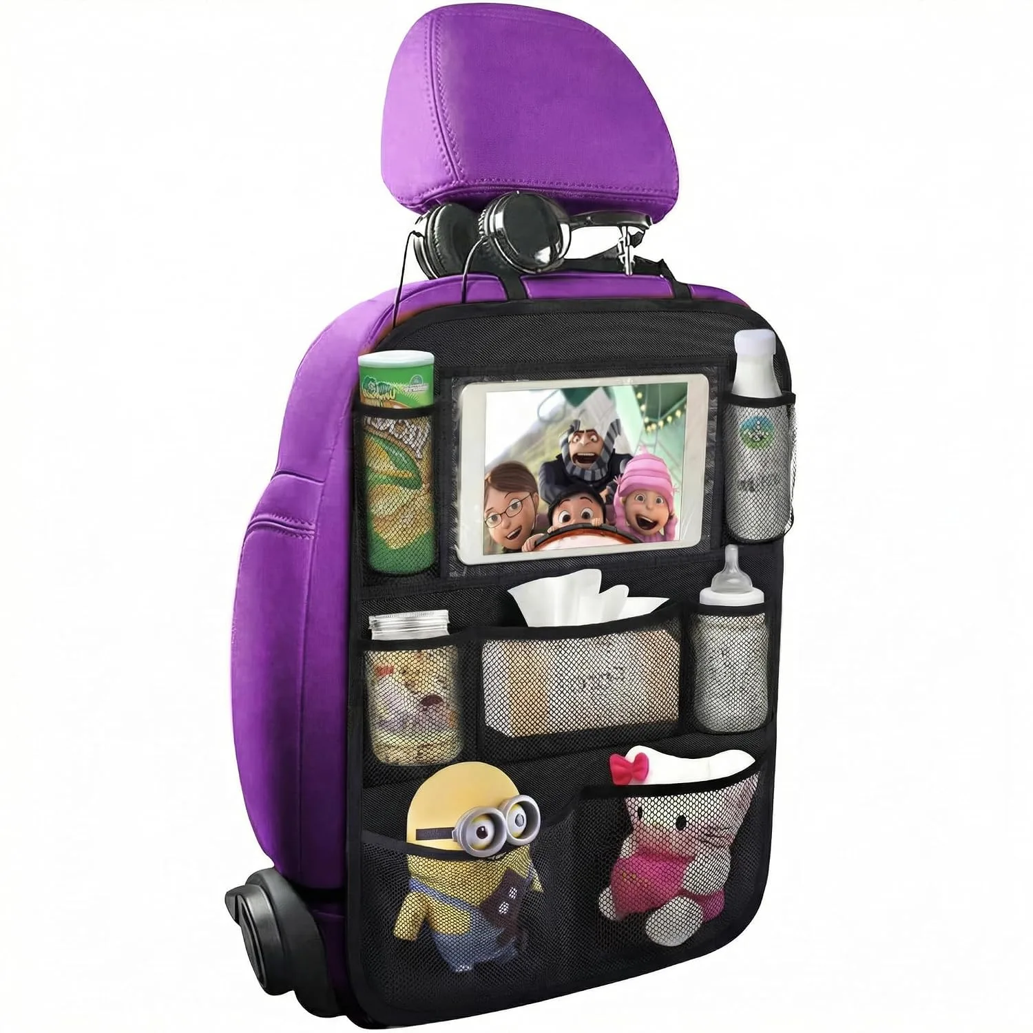 In-Depth Review: best car back seat organizer - ONE PIX Backseat Car Organizer Mats Back Seat Organizers and Storage Bag with Touch Screen Tablet Hold 2 best car back seat organizer