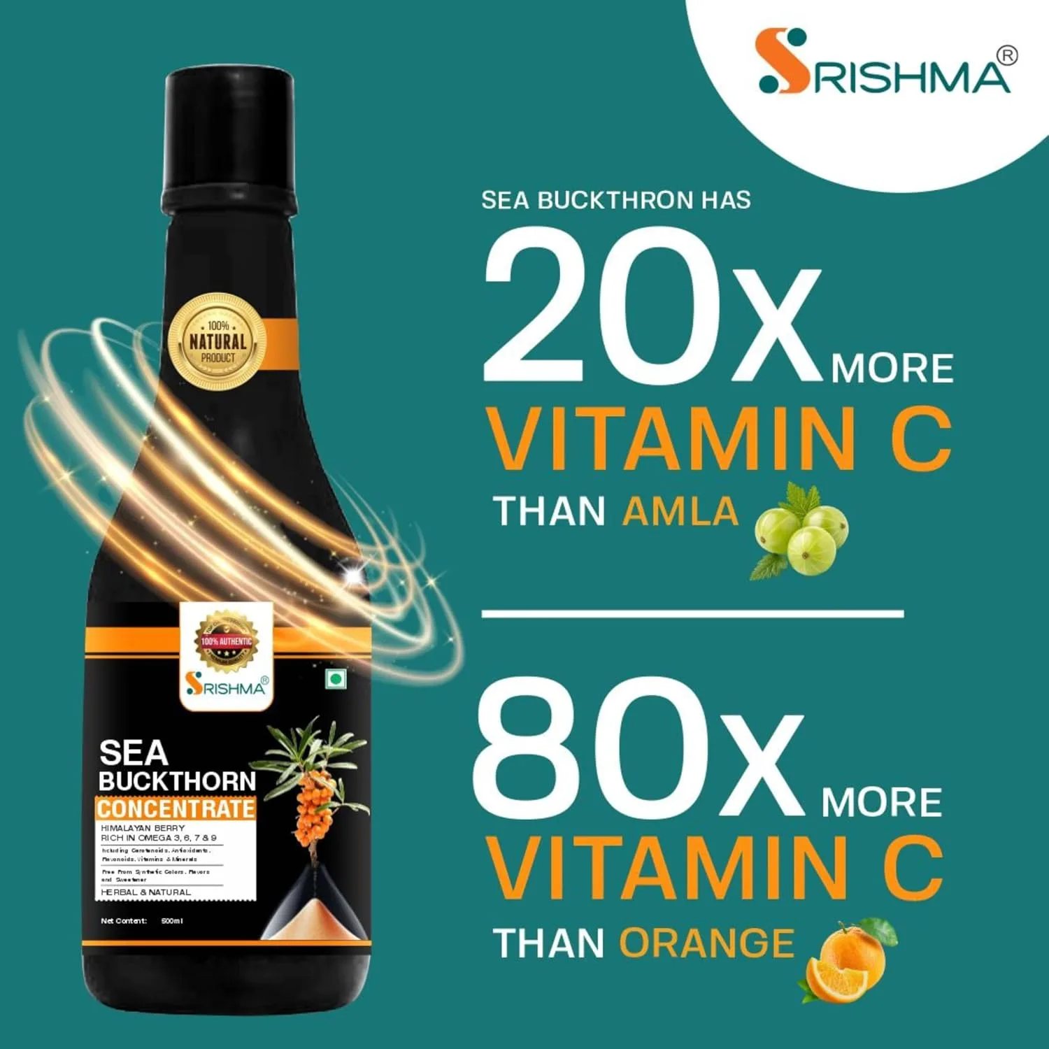 Himalayan Sea Buckthorn 500ml - view 4