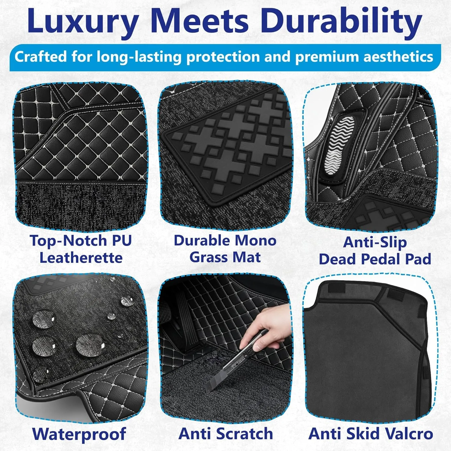best car foot mats - KINGSWAY Accessories Premium 7D Car Flo 3 KINGSWAY Accessories Premium - view 3