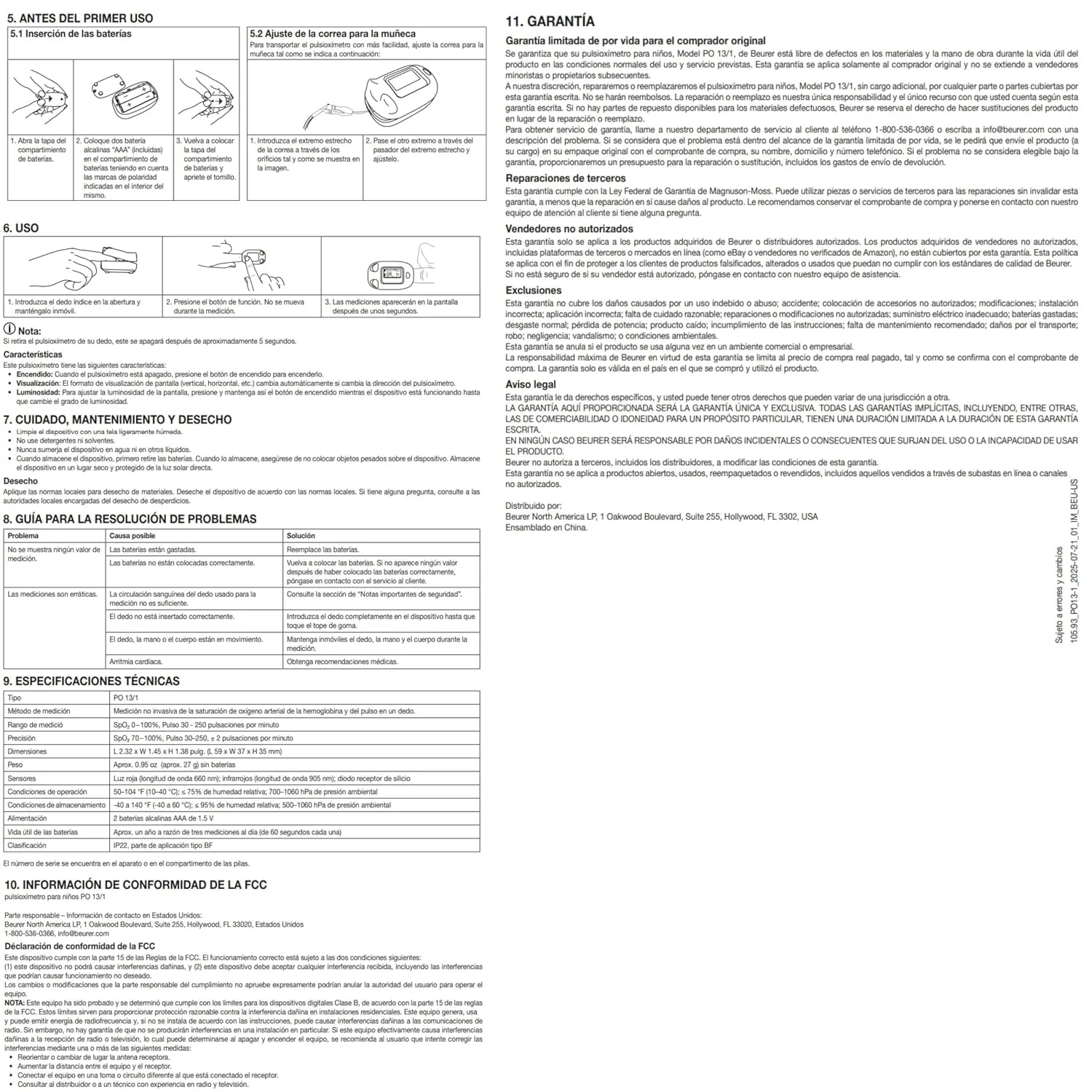 best pulse oximeter - Beurer German Engineering P0 13 Kid's 12 Beurer German Engineering - view 12