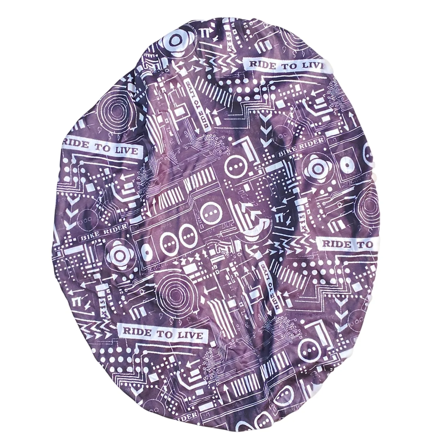 In-Depth Review: best bike tank cover - Road Religion® Universal Motorcycle Fuel Tank/Petrol Tank Cover Ride to Live Printed Stretchable Tank Protect 3 Road Religion® Universa - view 2
