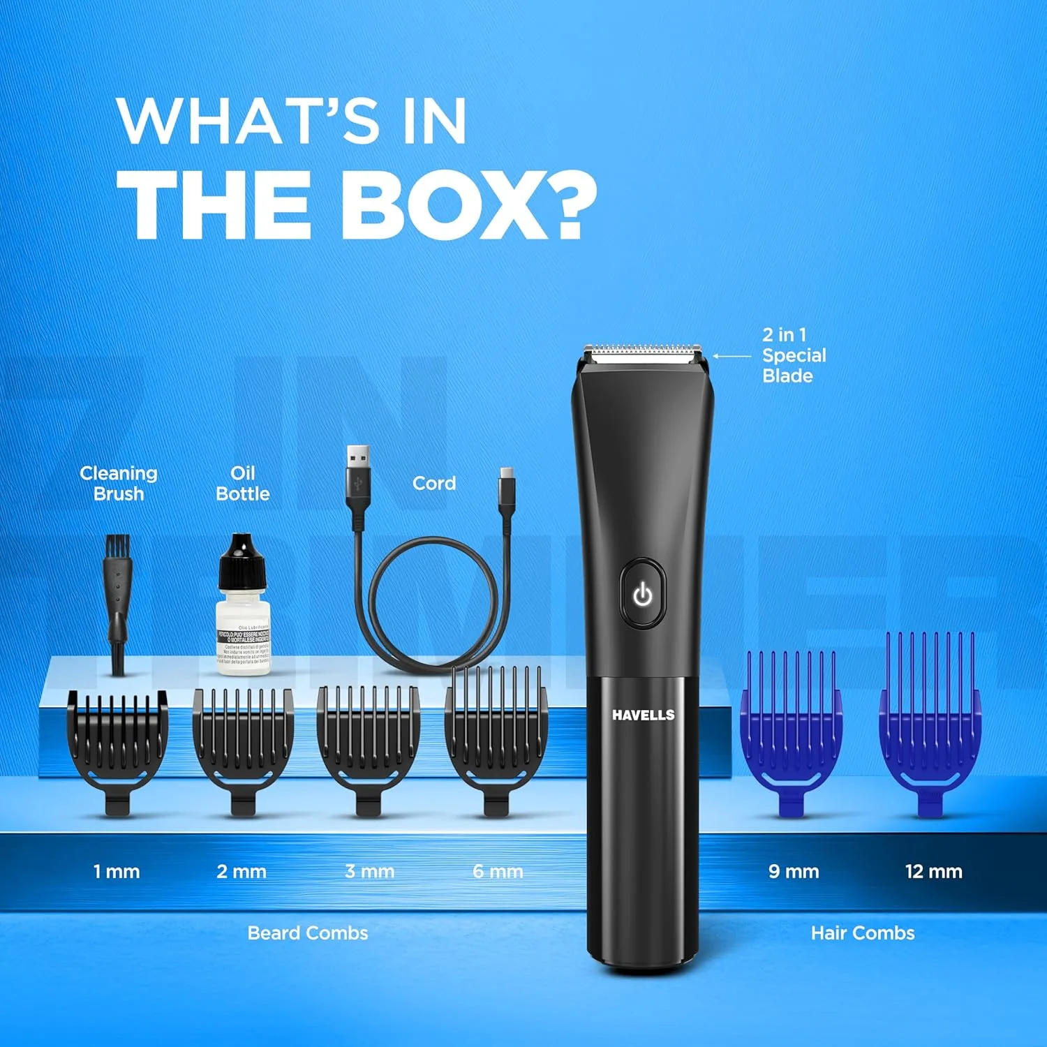 best mustache trimmer - Havells Beard & Hair 7 in 1 Tri 2 Havells Beard & Hair 7 - view 2