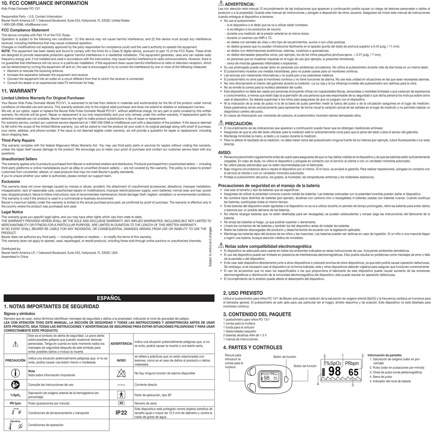 best pulse oximeter - Beurer German Engineering P0 13 Kid's 11 Beurer German Engineering - view 11